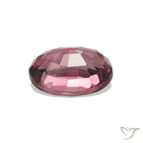 Grenat Rhodolite Rouge framboises naturelle Coupe ovale, 1.07 ct, VS