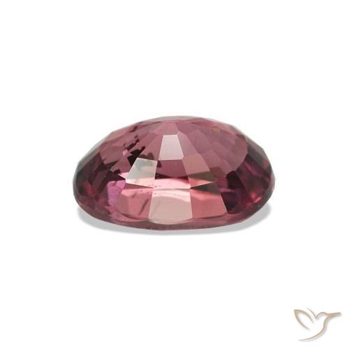 Grenat Rhodolite Ton rouge-violet naturelle Coupe ovale, 1.04 ct, VS