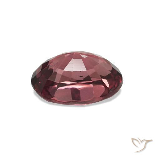Grenat Rhodolite Ton rouge-violet naturelle Coupe ovale, 1.10 ct, VS