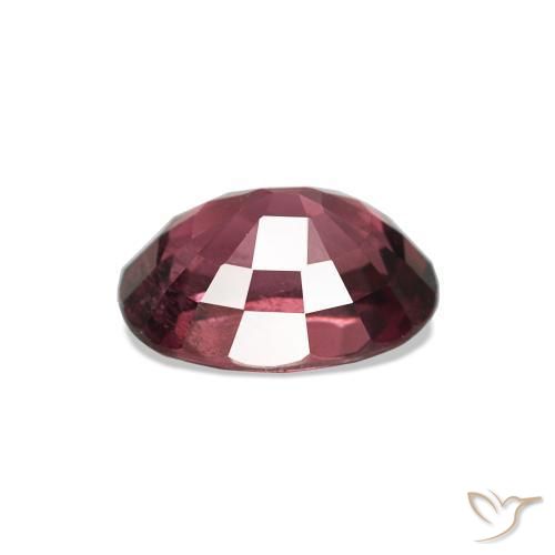 Grenat Rhodolite Medium Dark-Red naturelle Coupe ovale, 1.05 ct, VS