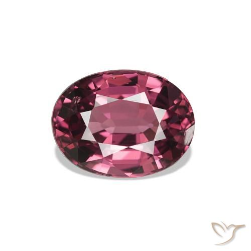 1.12ct Rouge moyen Grenat Rhodolite, ovale, VS-SI