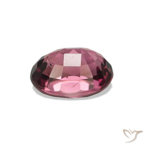Grenat Rhodolite Rouge moyen naturelle Coupe ovale, 1.12 ct, VS-SI