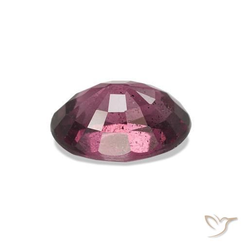 Grenat Rhodolite Pourpre moyen naturelle Coupe ovale, 1.01 ct, VS