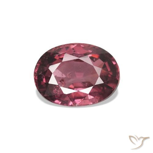 1.02ct Ton rouge framboise Grenat Rhodolite, ovale, VS-SI