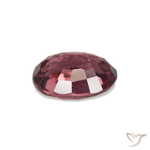 Grenat Rhodolite Ton rouge framboise naturelle Coupe ovale, 1.02 ct, VS-SI