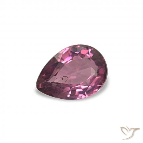 0.79ct Pourpre moyen Grenat Rhodolite, En forme de poire, VS