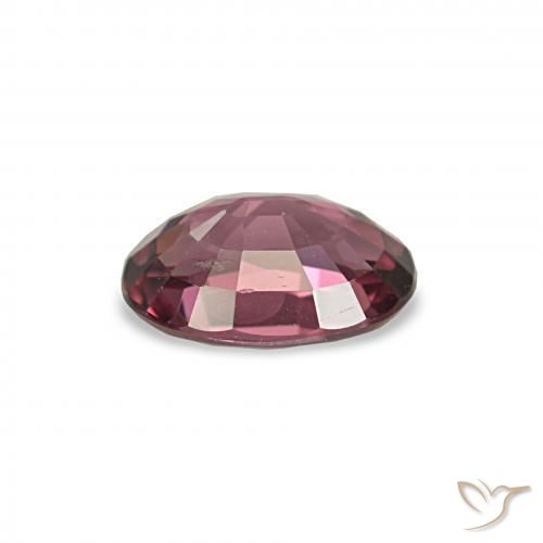 Grenat Rhodolite Rose magenta foncé naturelle Coupe ovale, 0.98 ct, VVS-VS