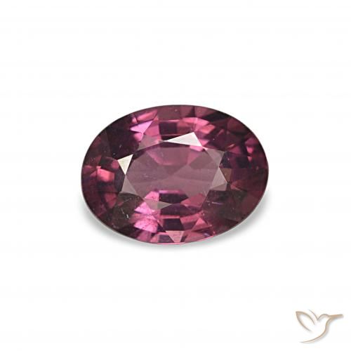 1.01ct Rouge Rapberry Grenat Rhodolite, ovale, VVS-VS