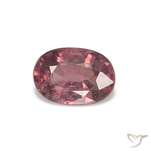 Grenat Rhodolite Ton rouge-violet naturelle Coupe ovale, 1.16 ct, VS-SI