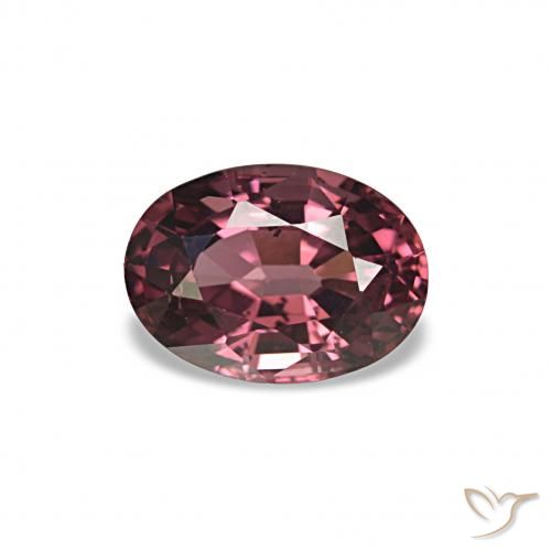 1.14ct Medium Dark-Red Grenat Rhodolite, ovale, VVS-VS