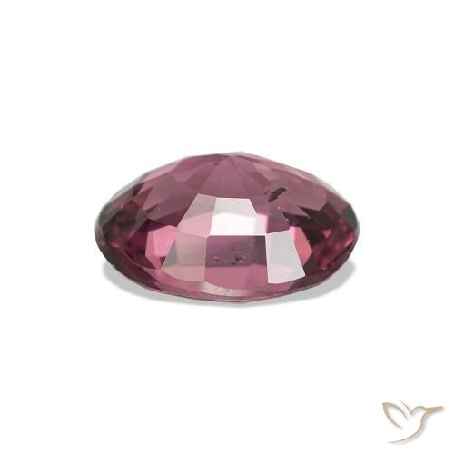 Grenat Rhodolite Pourpre moyen naturelle Coupe ovale, 0.98 ct, VS
