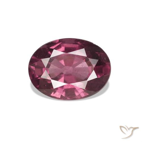 1.02ct Rouge Rapberry Grenat Rhodolite, ovale, VS