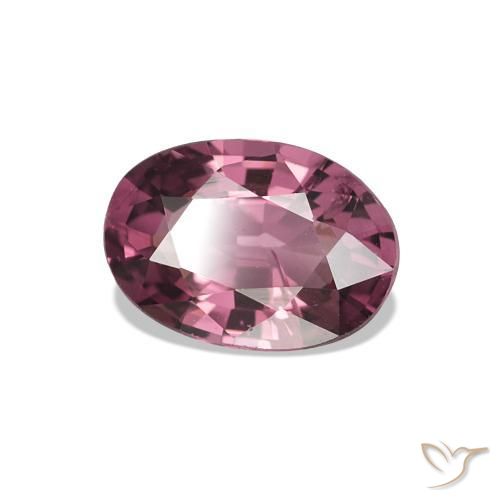 Grenat Rhodolite Pourpre moyen naturelle Coupe ovale, 0.97 ct, VS