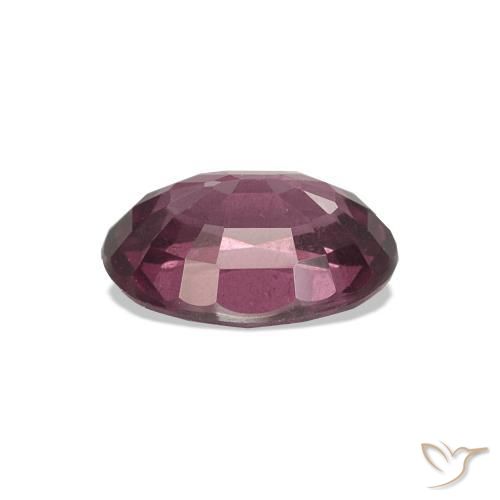 Grenat Rhodolite Rouge framboises naturelle Coupe ovale, 1.02 ct, VS
