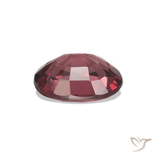 Grenat Rhodolite Rouge moyen naturelle Coupe ovale, 0.97 ct, VS