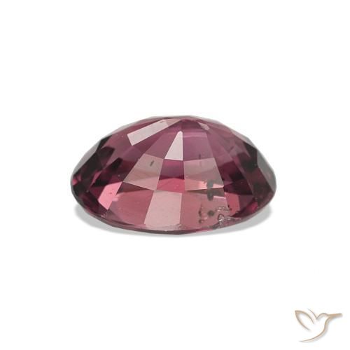 Grenat Rhodolite Pourpre moyen naturelle Coupe ovale, 1.08 ct, VS