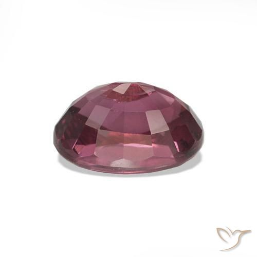 Grenat Rhodolite Medium Dark-Purple naturelle Coupe ovale, 1.21 ct, VS