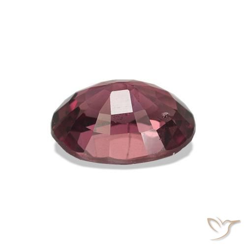 Grenat Rhodolite Pourpre de baie naturelle Coupe ovale, 1.08 ct, VS