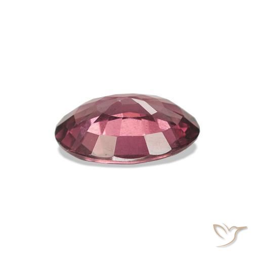 Grenat Rhodolite Magenta profond naturelle Coupe ovale, 0.77 ct, VS