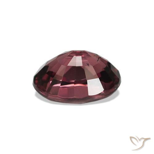 Grenat Rhodolite Violet rougeâtre naturelle Coupe ovale, 1.09 ct, VS