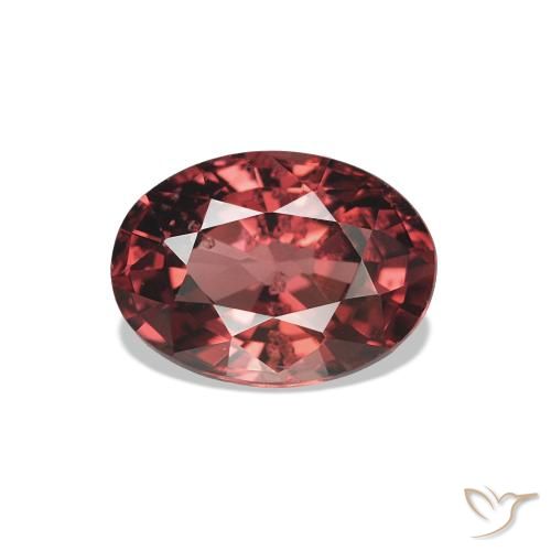 1.02ct Rouge foncé Grenat Rhodolite, ovale, VS