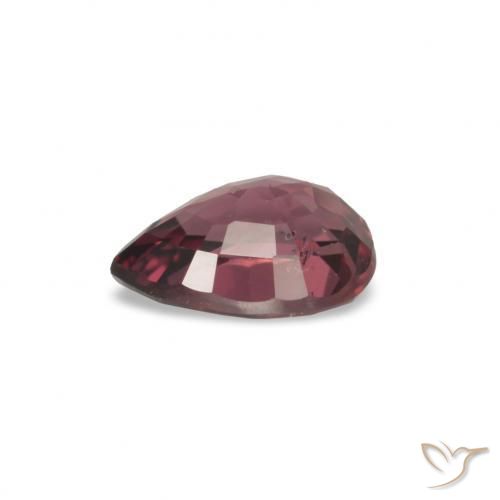 Grenat Rhodolite Ton rouge-violet naturelle En forme de poire, 0.91 ct, VS