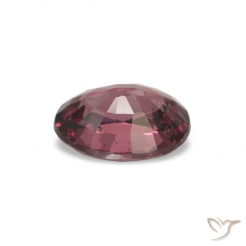 Grenat Rhodolite Medium Dark-Red naturelle Coupe ovale, 1.06 ct, VS-SI