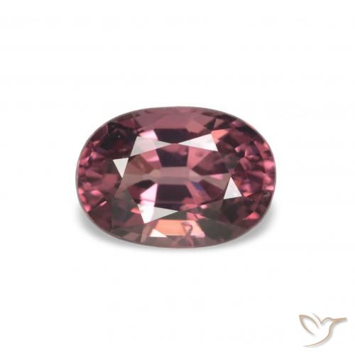 1.15ct Ton rouge framboise Grenat Rhodolite, ovale, VS-SI
