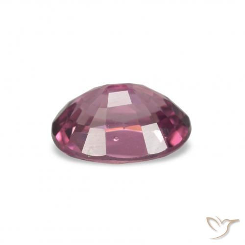 Grenat Rhodolite Pourpre prune naturelle Coupe ovale, 1.16 ct, VS-SI