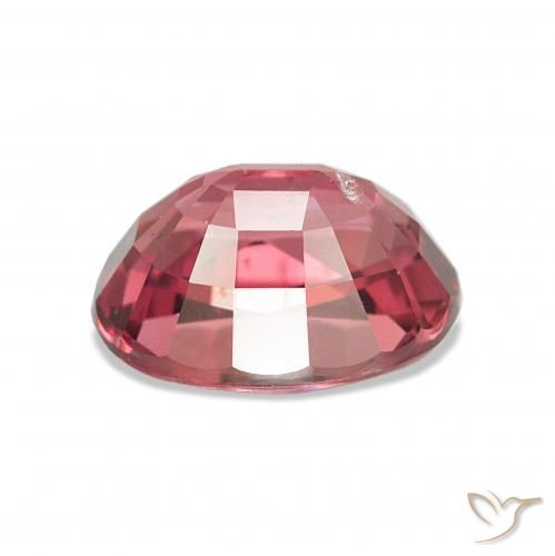 Grenat Rhodolite Ton rouge framboise naturelle ovale, 1.19 ct, VS-SI
