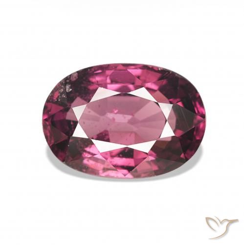 1.18ct Pourpre moyen Grenat Rhodolite, ovale, VS-SI