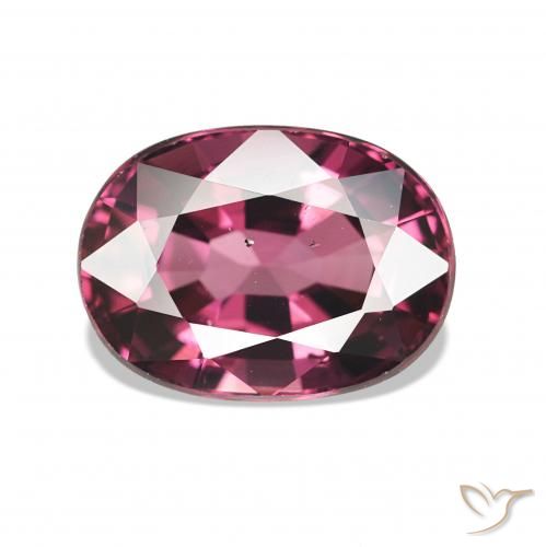 1.35ct Pourpre intense Grenat Rhodolite, ovale, VS