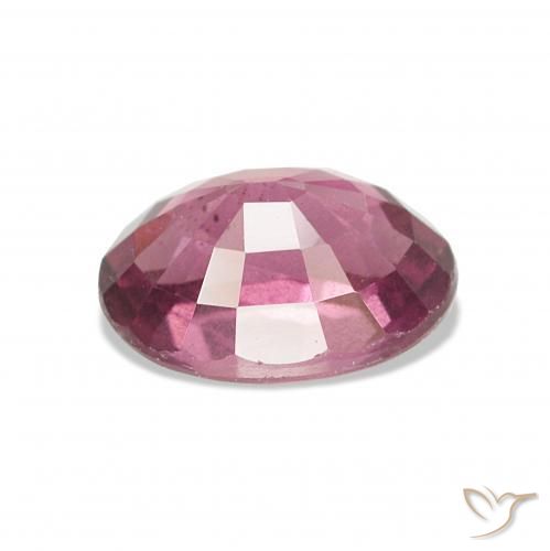 Grenat Rhodolite Violet rougeâtre naturelle Coupe ovale, 1.07 ct, VS