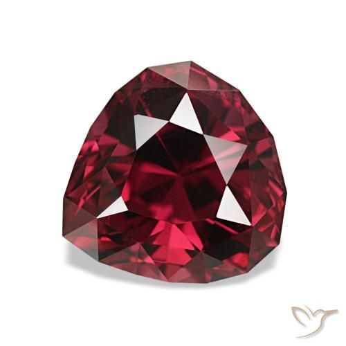 3.93ct Rouge framboises Grenat Rhodolite Pierres précieuses, En forme de poire, VVS