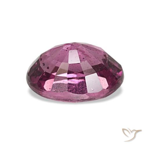 Grenat rhodolite pourpre naturelle coupe ovale, 1,15 ct, VS-SI