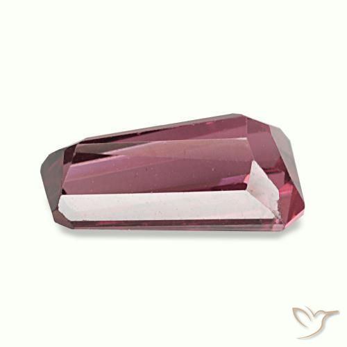 Grenat rhodolite pourpre naturelle forme fantaisie, 1,58 ct, VVS-VS