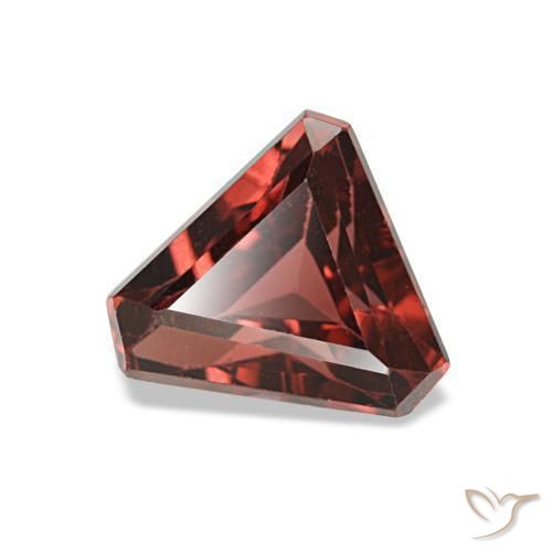 Grenat rhodolite rouge naturelle forme fantaisie, 1,22 ct, VS