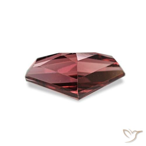 Grenat rhodolite rouge naturelle forme fantaisie, 1,18 ct, VS