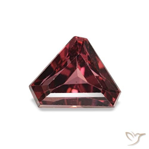 Grenat rhodolite rouge naturelle forme fantaisie, 0,99 ct, VS