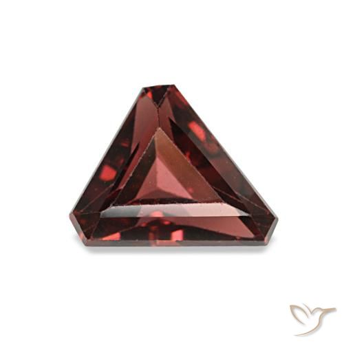 Grenat rhodolite rouge naturelle forme fantaisie, 0,84 ct, VVS-VS