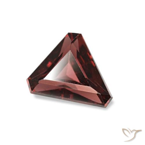 Grenat rhodolite rouge naturelle forme fantaisie, 0,84 ct, VVS-VS