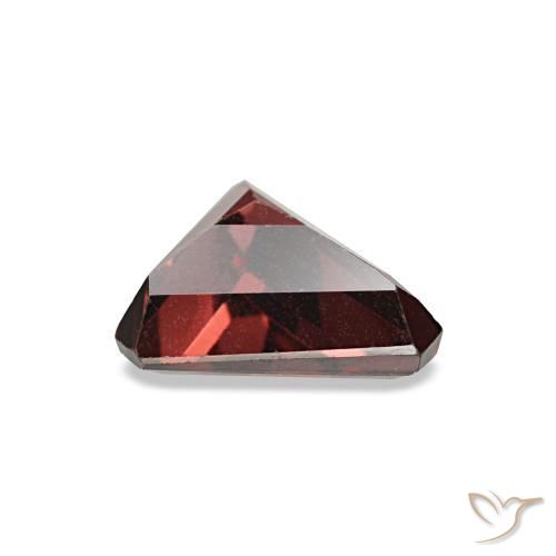 Grenat rhodolite rouge naturelle forme fantaisie, 0,84 ct, VVS-VS