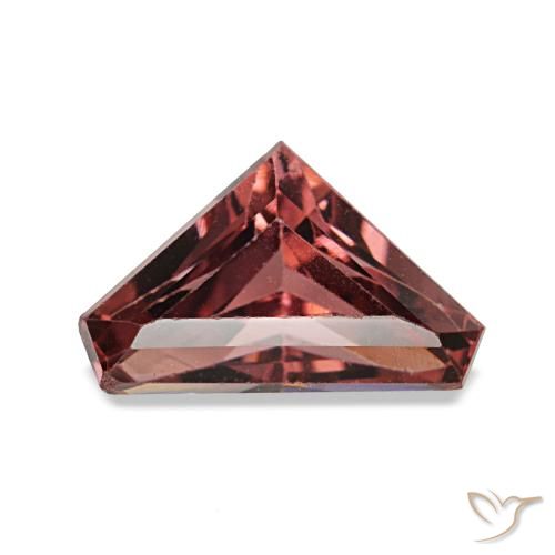 Grenat rhodolite rouge naturelle forme fantaisie, 0,84 ct, VVS-VS