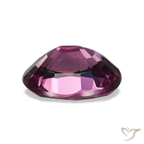 Grenat rhodolite pourpre naturelle coupe ovale, 2,15 ct, VVS