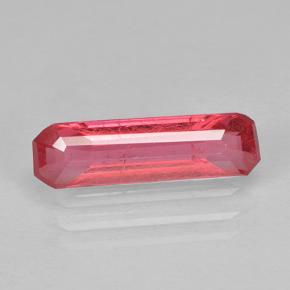 Rhodonite Rose moyen naturelle Taille émeraude, 1.35 ct, SI
