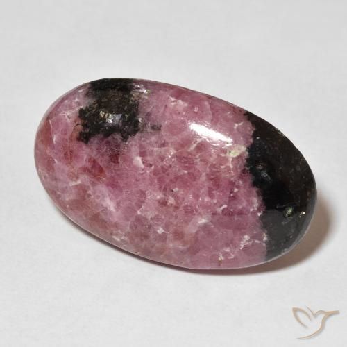 Rhodonite Multicolore naturelle ovale, 29.09 ct, Opaque