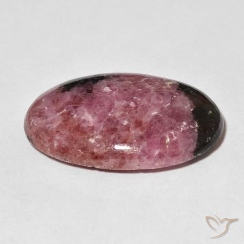 Rhodonite Multicolore naturelle ovale, 29.09 ct, Opaque