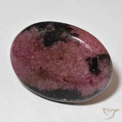 Rhodonite Multicolore naturelle ovale, 93.57 ct, Opaque