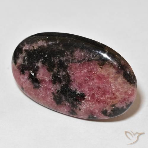 Rhodonite Multicolore naturelle ovale, 51.18 ct, Opaque