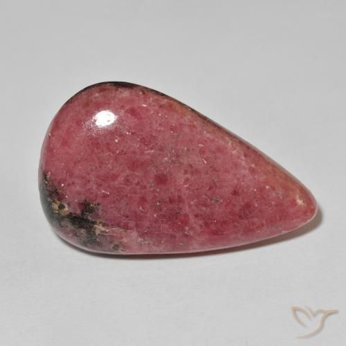 Rhodonite Multicolore naturelle En forme de poire, 56.72 ct, Opaque